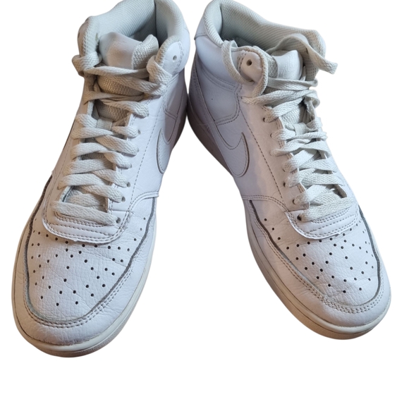 Nike White and Green High-Top Sneakers 26 CM - Picture 1 of 5